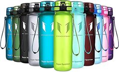 Super Sparrow Sports Water Bottle - 1000ml - Non-Toxic BPA Free & Eco-Friendly Tritan Co-Polyester Plastic - For Running, Gym, Yoga, Outdoors and Camping