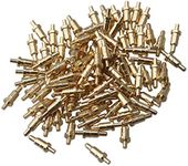 Mxfans 100x Gold-plated 6mm Copper Needles Probes Spring Pogo Pin Connector