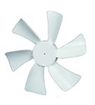 Ventmate 65491 White 6" Replacement Ventline Fan Blade with 0.094" Round Bore