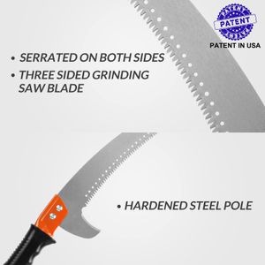 Walensee Pole Saw, 426cm Extendable Tree Pruner