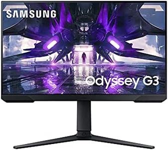 Samsung Monitor Gaming Odyssey G3 (S24AG302), Flat, 24", 1920x1080 (Full HD), VA, 144 Hz, 1 ms, FreeSync Premium, HDMI, Display Port, Ingresso Audio, HAS, Pivot, Flicker Free, Eye Saver Mode