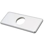 6" Hole Cover Deck for Kitchen Sink Hole Cover and Bathroom Faucet High Quality Stainless Steel Replacement 3 Hole Eye Cover Plate