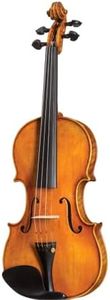 D Z Strad Violin Model 800 Full Size 4/4 with Dominant Strings, Bow, Case and Rosin (Full Size - 4/4)