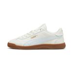 PUMA Women's Club 5v5 Lux Sneaker, Warm White-Dewdrop-puma Gold, 8