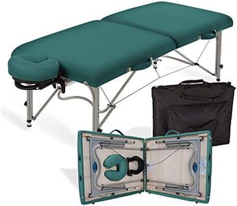 Earthlite Portable Massage Table Luna - 30" Wide, CFC Free Professional Foam, Weighs Only 29lbs, Patented, Strong Aluminum Reiki Frame (Working Weight 750lbs)