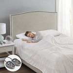 Beautyrest Electric Blanket Luxurious Micro Fleece Ultra Soft Ribbed Textured, Cozy and Snuggly Cover for Cold Weather, Fast Heating, Auto Shut Off, 20 Level Heat Setting Controller, Queen, Ivory