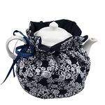 Tea Cosy - 100% Cotton Printed Tea Cosy, Kitchen Tea Pot Dust Cover, Breakfast Warmer, Insulation and Keep Warm, 1Pack (Color#1)