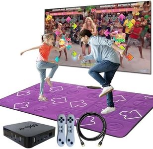 YRPRSODF Dance Mat for Kids and Adults, Double User Wireless Dance Pad Game for TV, Exercise Dancing Mat for Family Games,Gifts Ideas for Girls and Boys,Purple