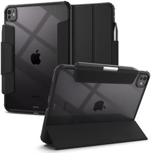 SPIGEN Ultra Hybrid Pro Case Designed for Apple iPad Pro 11 Case M4 2024 (5th Gen) Air Cushion Hard Clear Cover - Black