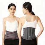 Careforce - The Force Behind Your Health Polyesterblend Lumbar Support Belt for Lower Back Pain Relief Orthopedic Waist Support for Women & Men with Adjustable Strap for Sprains,Muscle Spasms - XL