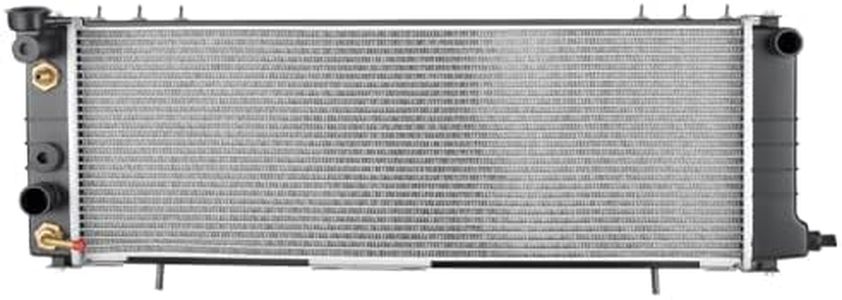SPELAB Radiator Replacement CU1193 - Fits 2007 2008 2009 2010 2011 2012 2013 2014 2015 2016 2017 Compatible with Jeep Wrangler and 2018 Wrangler JK - Engine: 3.6L, 3.8L V6 - Drive: 4WD, RWD