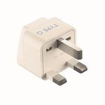 Frocel Adapter for UK, UAE, Hong Kong, Dubai || India to UAE, Hong Kong, Dubai, UK Adapter Plug -Perfect for Laptop, Camera Chargers and More - CE - RoHS (Type G UK/Hong Kong/UAE Set of 1)