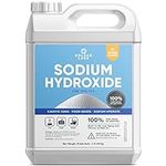 Sodium Hydroxide | 100% Pure | Lye, Caustic Soda | All Purpose, Food Grade, Soap Making, Drain Cleaner, Kosher | Fine Granules by Solace Labs (2lb (907g))