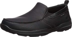 Skechers Men's Harper-Forde Loafer, Black Black Blk, 6 UK