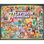 White Mountain Puzzles 1124 TV Families Jigsaw Puzzle, 1000 Piece