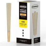 Futurola Fatboy Size 120/30 Pre-Rolled Cones, Blank Tip - Dutch Brown | 448 Artisanal Cones Handcrafted with Finest, Thinnest papers from France and Spain - Compatible with Knockbox Models