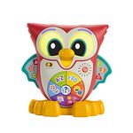 Fisher-Price Toddler Learning Toy Linkimals Light-Up & Learn Owl for Ages 18+ Months, Compatible Only with Linkimals Items