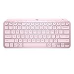 Logitech MX Keys Mini Minimalist Wireless Illuminated Keyboard, Compact, Bluetooth, Backlit, USB-C, Compatible with Apple macOS, iOS, Windows, Linux, Android, Metal Build - Rose