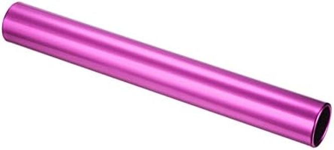 PATIKIL Relay Track Baton, Aluminum Alloy Tube Field Running Race Stick for Outdoor Athletics Sport Game Tool, Pink
