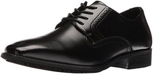 STACY ADAMS Men's, Ardell Plain Toe Oxford Black Shiny 11 W