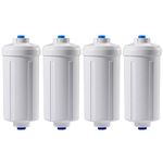 Huining 4PCS Fluoride And Arsenic Water Filters For Water Purification System Fluoride Water Filter Replacement Water Bucket Water Filtration System Gravity Water Filter Travel fluoride filter