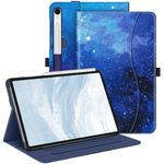 Fintie Case for Samsung Galaxy Tab S9 FE 5G 10.9 Inch/Galaxy Tab S9 11 Inch 2023, Multi-Angle Viewing Protective Cover with Pocket, Auto Sleep/Wake, Starry Sky