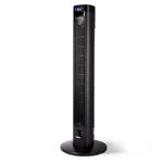 KEPLIN Cooling 36-inch Tall Tower Fan with Remote Control | 3 Speed Settings & 3 Mode Settings | LED Display & Touch Panel Controls | Quiet & Powerful Modern Design Oscillating Standing Fan (Black)