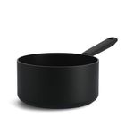 KitchenAid Classic Forged Hard Anodized PFAS-Free Healthy Ceramic Non-Stick, 20 cm/3.1 Litre Saucepan, Induction, Oven Safe, Black