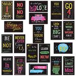 80 Pieces Motivational Gratitude Quote Cards Kindness Encouragement Cards Assorted Inspirational Box Notes for Kids Boys and Girls School Business Cards, 20 Designs