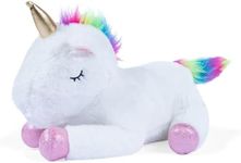 PixieCrush Unicorn Stuffed Animals for Girls Ages 3-8 - Mommy Unicorn with 4 Baby Unicorns - Magical Unicorn Pillow Plushie - Enchanting Stuffed Unicorns