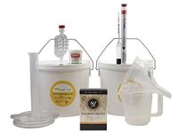 Starter Wine Making Set - Solomon Grundy Gold Merlot 6 Bottle Size Red Wine Kit with Equipment - Home Made Homemade Wine