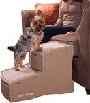 Pet Gear Easy Step II Pet Stairs, 2 Step for Cats/Dogs up to 150 Pounds, Portable, Removable Washable Carpet Tread, No Tools Required, Available in 5 Colors (PG9720TNU)