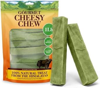 Advance Pet Products Gourmet Cheesy Chew for Dogs (1 lb, 6 Count) - Himalayan Yak Cheese Dog Treat, Natural Long Lasting Protein Rich Chew for Small Medium Large Dogs, Healthy Pet Snack - Mint