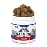 Dog Calming Chews - Anxiety Relief for Dogs - Dog Calming Treat and Bites - Calming Aid for Sleep Chicken Flavor 90 Count