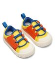 ONYC Toddlers's Comfortable & Lightweight Lace-Free Sneakers Boys - (Yellow UK Footwear Size System, Little Kid, Age Range, Wide, 9-12 Months)