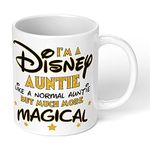 Disney Mummy Mug Christmas Birthday Mothers Day Gift Mum Aunty Grandma Nanny Coffee Tea Cup (Auntie)