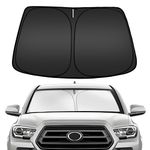 ARISMOTOR Windshield Sun Shade for Toyota Tacoma 2016-2024, Custom Fit Foldable Front Window Sunshade Sun Visor Protector, Block UV Rays Keep Your Car Cooler