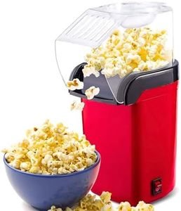 Mabron [15 𝒀𝑬𝑨𝑹𝑺 𝑾𝑨𝑹𝑹𝑵𝑨𝑻𝒀] Oil Free Popcorn Makers Hot Air Machine 1200 W Electric Oil Free with Measuring Cup Instant Healthy Big Home Use Making Automatic Popcorn in Just 2 Minutes