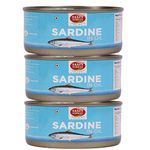 Tasty Nibbles Canned Sardine in Oil,185gX3(Pack of 3)