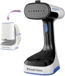 Russell Hobbs Garment Steamer [Foldable & Antibacterial] Steam Genie Easy Store (Powerful 1500 W, Sanitizes, Fast Heats, 150 ml Tank, Fabric Tip, Ideal for Travel) Iron 26740-56