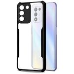 Fashionury TPU+Plastic Shockproof Crystal Clear Speed Edition Back Cover Case|360 Degree Protection|Protective Design|Transparent Back Cover Case for Realme 9 5G Speed Edition(Black) Bumper