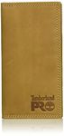 Timberland PRO Men's Leather Long Bifold Rodeo Wallet with RFID, Wheat, One Size