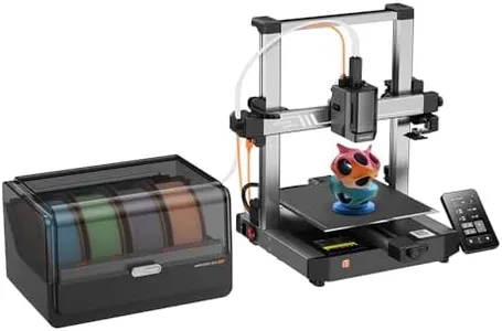 Anycubic Kobra 3 Combo Without Filament, Multicolor 3D Printer Smart Print in 4 Colors with Anycubic ACE Pro, Max 600mm/s Speed 4.3-inch Adjustable Screen, Filament Drying at All Times, 250x250x260mm