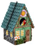 Bird House Indoor Outdoor Small Bird Houses Gifts for Bird Lovers Hanging Bird House for Hummingbird Bluebird Swallow Wren Bird Robin Bird