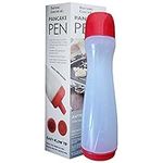 BaHoki Essentials Pancake Pen - Easy Squeeze Pancake Art Plastic Bottle Container - Pancake and Crepe Batter Mixer and Dispenser - Kitchen Baking Tool and Supplies - Drip Free Silicone Nozzle