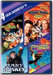 4 Film Favorites: Family Comedies (Funky Monkey, Looney Tunes Back In Action, Osmosis Jones, Space Jam)