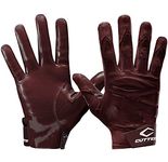 Cutters Rev Pro 4.0 Receiver Glvs Solid Maroon A/L