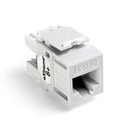 Leviton 61110-OW6 eXtreme Cat 6 QuickPort Connector, 10-Pack, White