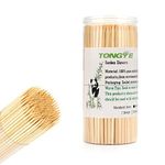 TONGYE Natural BBQ Bamboo Skewers for Shish Kabob, Grill, Appetizer, Fruit, Corn, Chocolate Fountain, Cocktail and More Food, More Size Choices 4"/6"/8"/10"/12"(200 PCS)