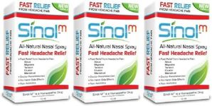 Sinol Sinol M Headache Nasal Spray (Set of 3) by Sinol